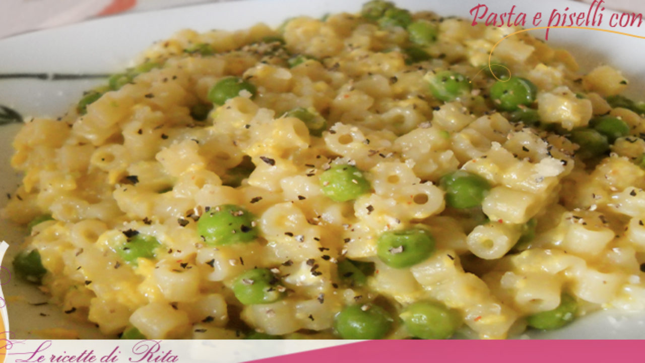 Pasta E Piselli Con Uova Spettegolando
