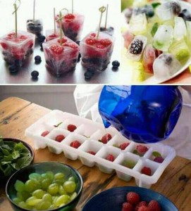 Come fare cubetti di ghiaccio con frutta
