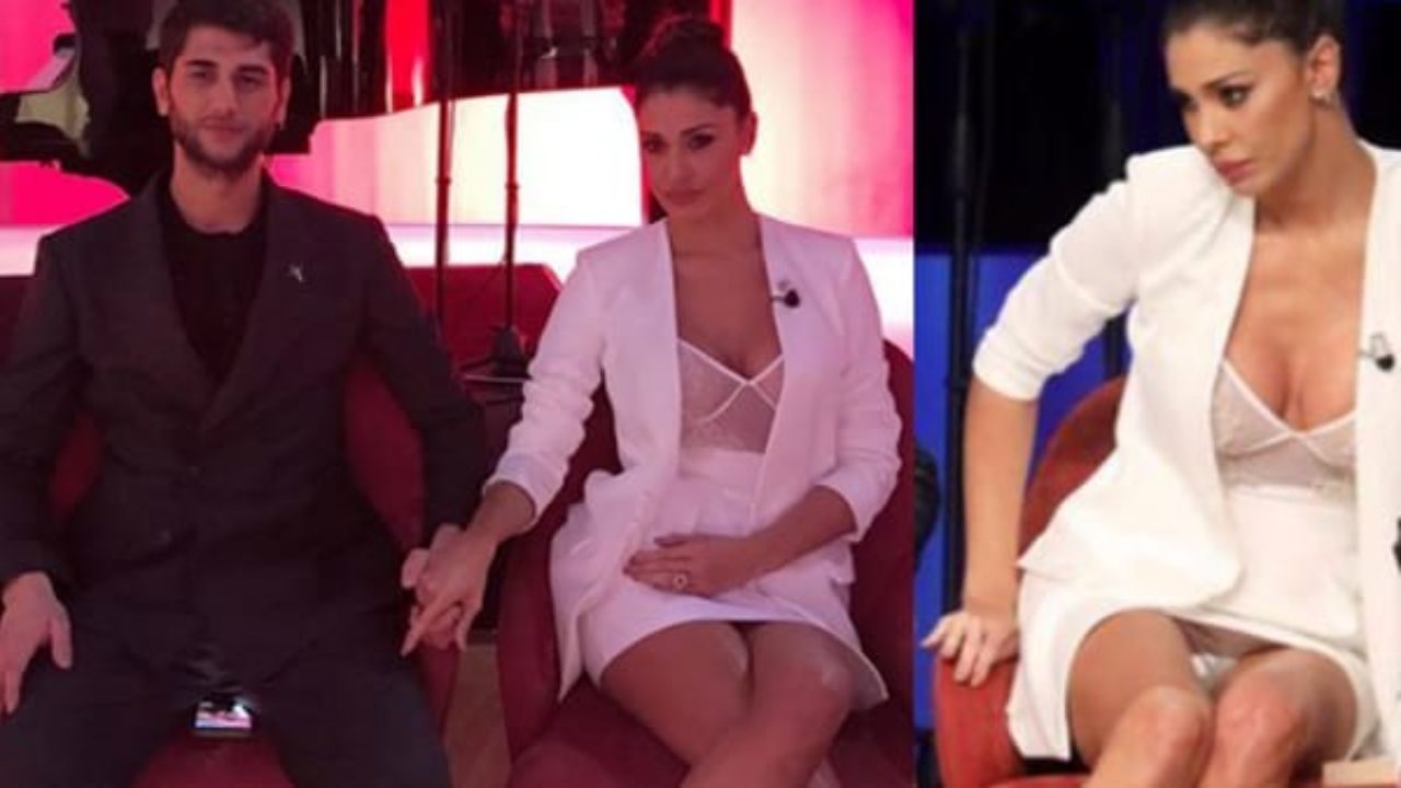 Belen Rodriguez incidente sexy al Maurizio Costanzo Show: mostra le mutande  bianche - Spettegolando