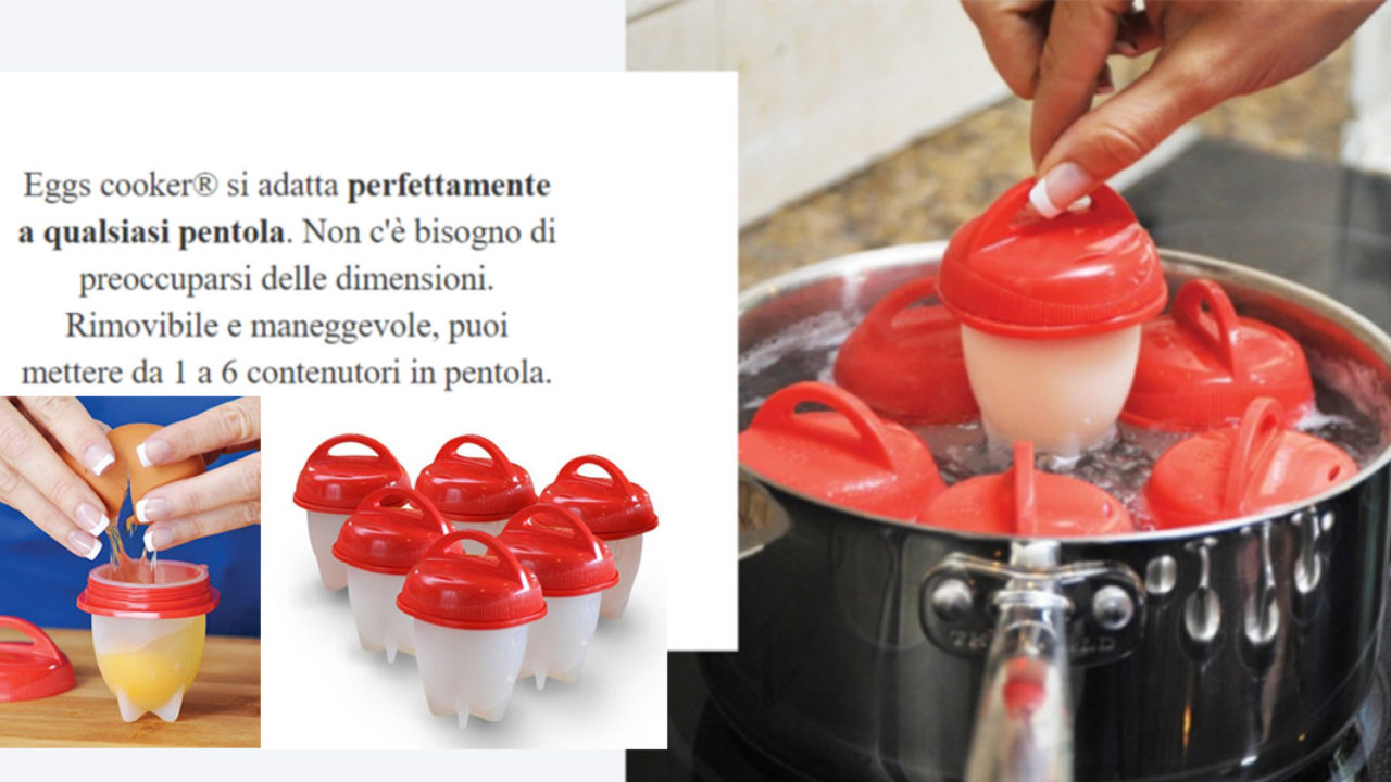 6 PCS Cuociuova in Silicone,Antiaderente Cuoci Uova Sode Senza Guscio,Egg Cooker BPA Free Silicone Cuociuova Bolli Uovo in Camicia Casa e Cucina Accessori,viene 1 pcs Pennello per Olio in Silicone 