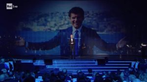 Claudio Bgalioni ricorda Fabrizio Frizzi al Festival di Sanremo 2019
