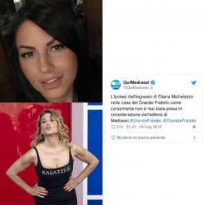Eliana Michelazzo concorrente del Grande Fratello 16? Mediaset smentisce partecipazione