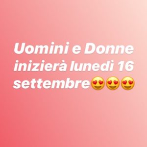 Uomini e Donne data inizio stagione 2019/2020: da Lunedì 16 Settembre 2019 su Canale 5