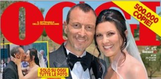 Amadeus racconta le nozze con Giovanna Civitello: "le lacrime sono scese"