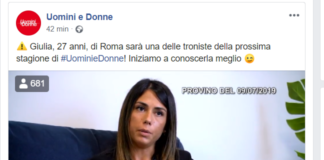 Giulia è la nuova tronista di Uomini e Donne stagione 2019/2020: ecco chi è