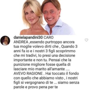 Andrea Ippoliti di Temptation Island Vip, asfaltato dall'ex moglie: 