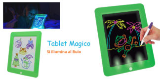 Tablet Magico (DMC): lavagnetta portatile con schede e 8 effetti di luce per bambini, funziona davvero? Recensioni, opinioni e dove comprarlo