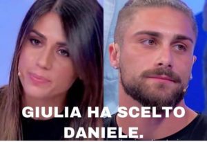 Giulia Quattrociocche, tronista di Uomini e Donne ha scelto il corteggiatore Daniele