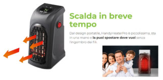 Handy Heater Pro®: Stufa elettrica Portatile a basso consumo, Funziona e Riscalda l’Ambiente? Recensioni, Opinioni e dove comprarlo