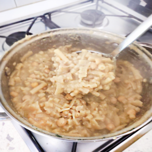 Come fare Pasta e Ceci alla Napoletana 