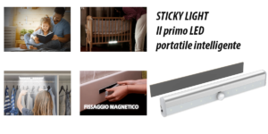 Sticky Light: barra Led portatile con Sensore di movimento ad infrarossi, funziona davvero? Caratteristiche, opinioni e dove comprarlo