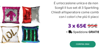 Sparkling Pillow: cuscino d'arredo scintillante con paillettes, dovo comprarlo? Caratteristiche ed opinioni