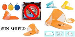 Sun Shield: telo con tenda parasole da spiaggia e giardino, funziona davvero? Caratteristiche, opinioni e dove comprarlo
