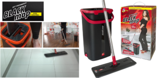 Black Mop Plus: kit pavimento con mocio e secchio per lavaggio e asciugatura, funziona davvero? Caratteristiche, opinioni e dove comprarlo