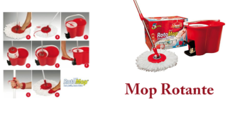 Mop Rotante 360°: kit pavimento con mocio e secchio per lavaggio e asciugatura, funziona davvero? Caratteristiche, opinioni e dove comprarlo