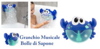 Granchio Musicale Bolle di Sapone: Suona e Spara Bolle contemporaneamente, funziona davvero? Caratteristiche, opinioni e dove comprarlo