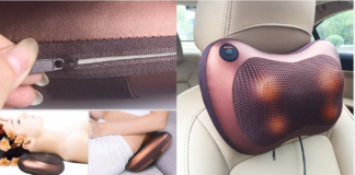 Cuscino Shiatsu: Cuscino da massaggio con testine rotanti, funziona davvero? Caratteristiche, opinioni e dove comprarlo