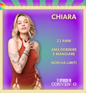 Chiara di Ti spedisco in Convento biografia: chi è, età, altezza, peso, tatuaggi, fidanzato, Instagram e vita privata