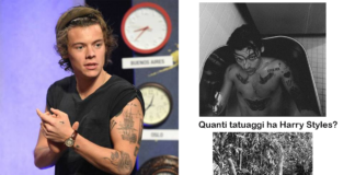 Quanti tatuaggi ha Harry Styles? dove sono posizionati, quali sono, significato e curiosità