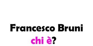 Francesco Bruni chi è?