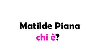 Matilde Piana chi è? Biografia, età, altezza e peso, carriera, marito, figli, Instagram e vita privata