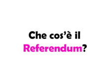 Che cos’è il Referendum?