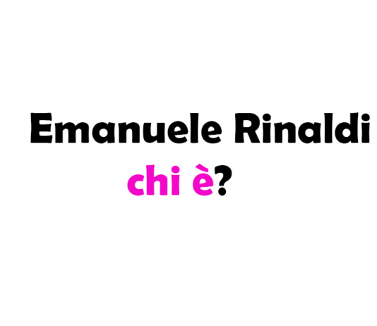 Chi è Emanuele Rinaldi?