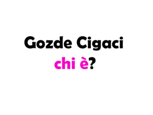Gozde Cigaci chi è? Biografia, età, altezza e peso, carriera, figli, marito, Instagram e vita privata