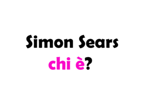 Simon Sears chi è?