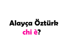 Alayça Öztürk chi è?