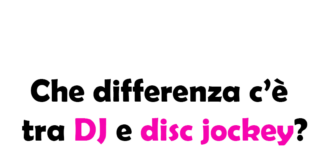 Che differenza c’è tra DJ e disc jockey?