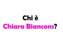 Chi è Chiara Biancons?