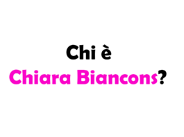 Chi è Chiara Biancons?