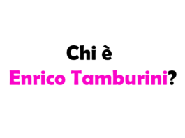 Chi è Enrico Tamburini?