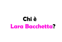 Chi è Lara Bacchetta?