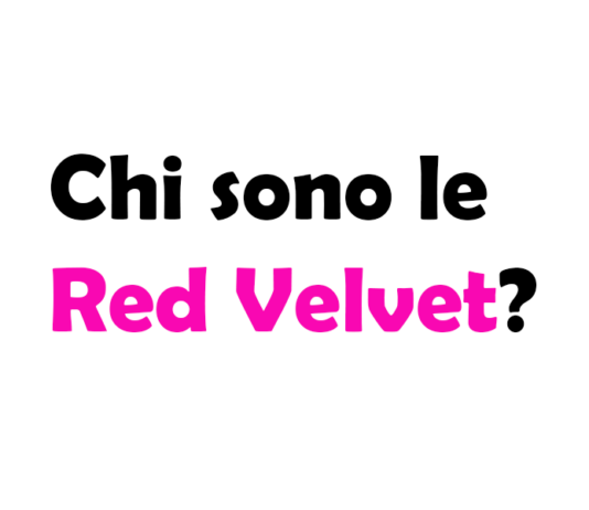 Chi sono le Red Velvet?