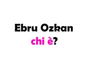 Ebru Ozkan chi è