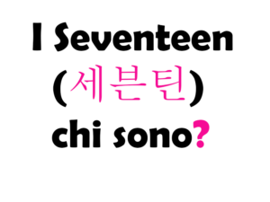 I Seventeen (세븐틴) chi sono?