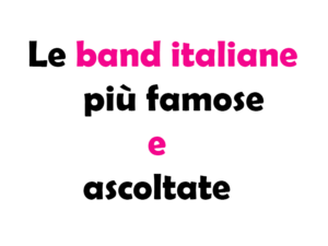 Le band italiane più famose e ascoltate: classifica, storia e successi