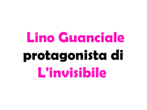 Lino Guanciale protagonista di 