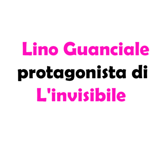 Lino Guanciale protagonista di "L'invisibile": tutto sulla fiction