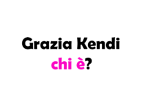 Grazia Kendi chi è? Biografia, età, altezza e peso, che lavoro fa, fidanzato, Instagram e vita privata