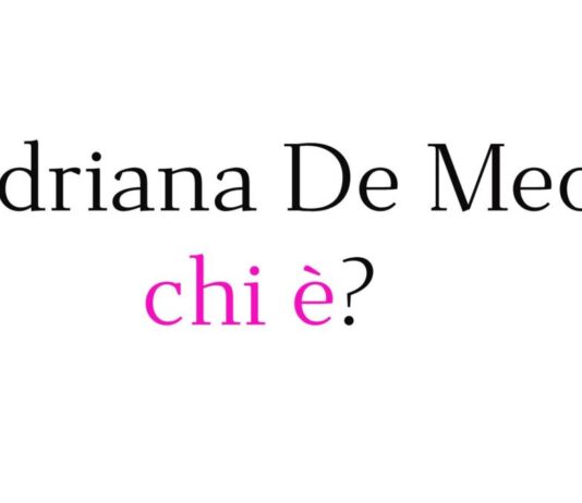 Adriana De Meo chi è?