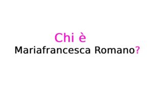 Chi è Mariafrancesca Romano (Maffy) de Il Collegio 9