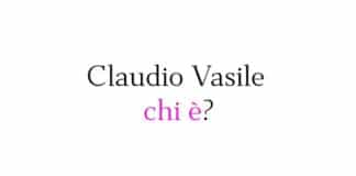 Claudio Vasile chi è?