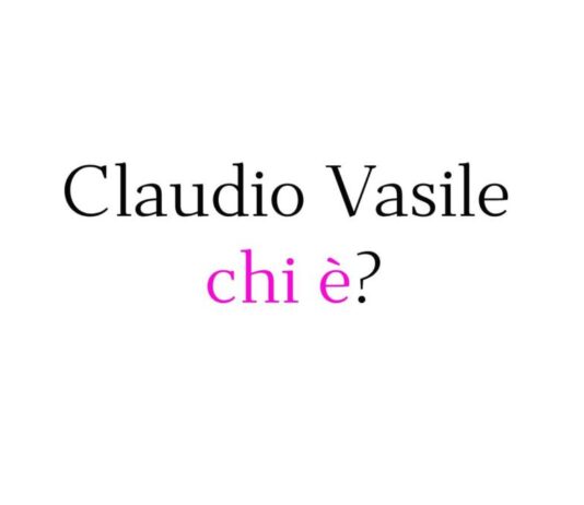 Claudio Vasile chi è?