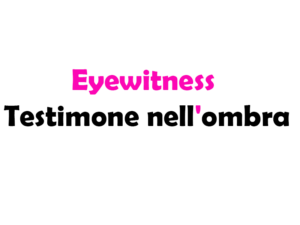Eyewitness – Testimone nell’ombra (2017): cast, trama, significato e spiegazione del finale.