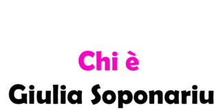 Chi è Giulia Soponariu?