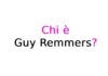 Guy Remmers chi è?