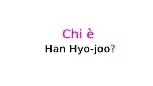 Han Hyo-joo chi è?